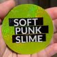 Soft Punk Glitter Logo Sticker