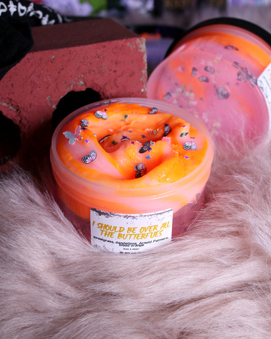 I SHOULD BE OVER ALL THE BUTTERFLIES